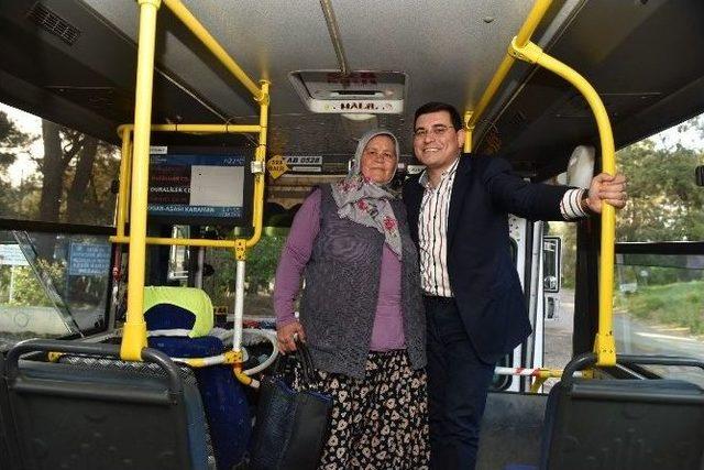 Başkan Tütüncü Tramvay Ve Otobüsten Sonra Dolmuş Yolculuğunda