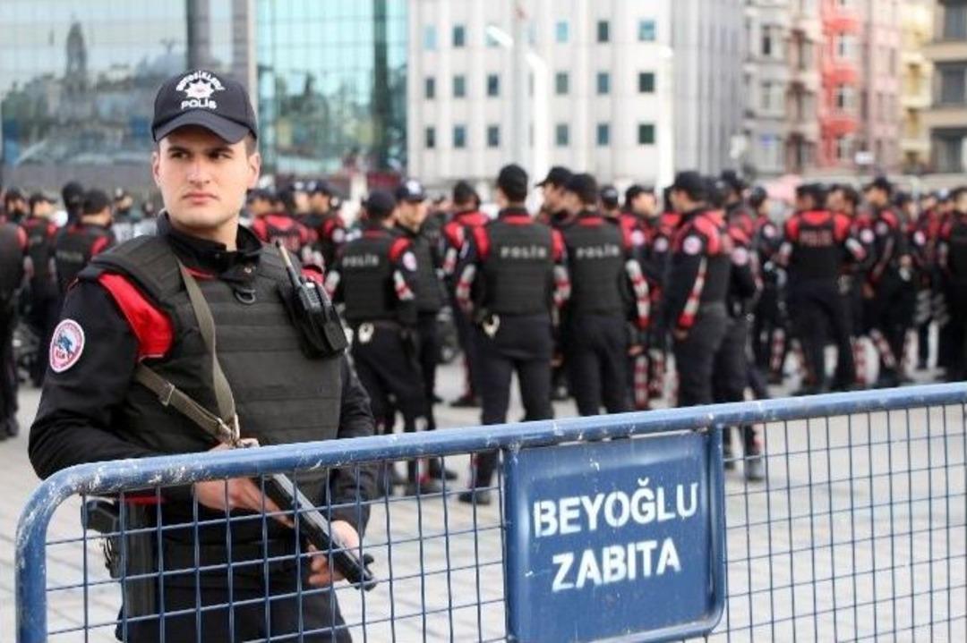 Taksim Meydanı&rsquo;nda &rsquo;&ouml;zel Harekat Polisli&rsquo; Geniş G&uuml;venlik &Ouml;nlemi