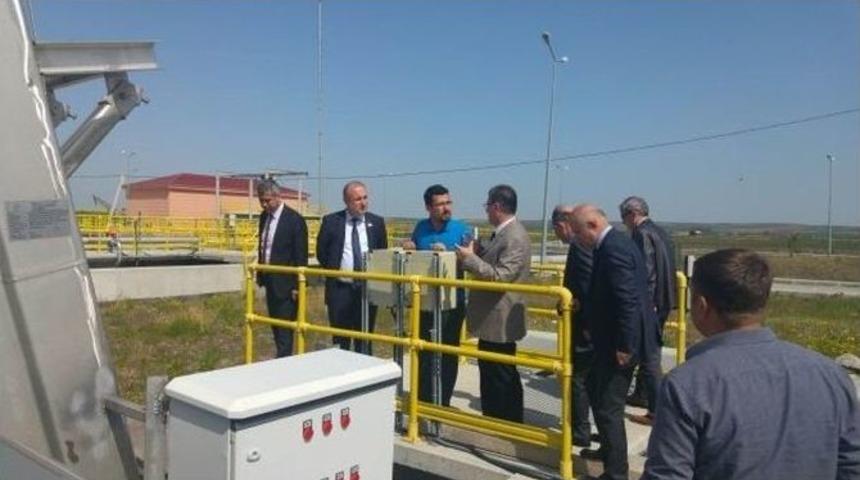 Hayrabolu Atıksu Arıtma Tesisini İncelediler