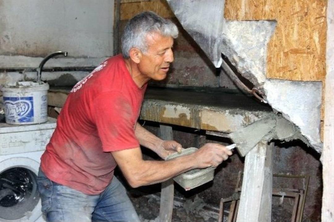 Para M&uuml;zesi Başına Yıkıldı Ama Pes Etmiyor