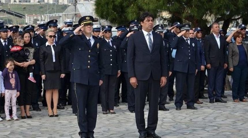 Fo&ccedil;a Emniyet M&uuml;d&uuml;rl&uuml;ğ&uuml;&rsquo;nden Polis Haftası T&ouml;reni