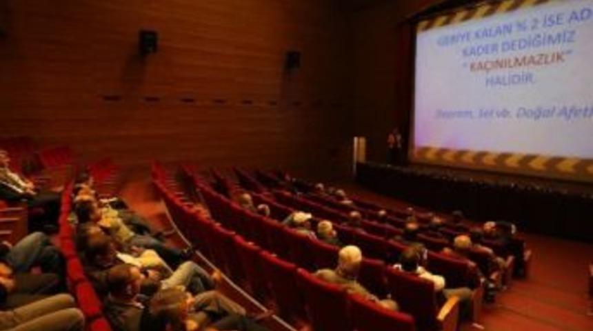 Serdivan&rsquo;da &ldquo;iş Sağlığı Ve G&uuml;venliği Eğitim Semineri&rdquo; Verildi