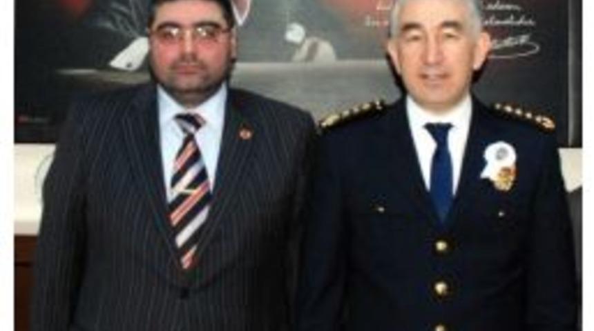 Kkdgc Başkanı Daşdelen, Polis G&uuml;n&uuml;nde Emniyet M&uuml;d&uuml;r&uuml; Karaduman&rsquo;ı Kutladı