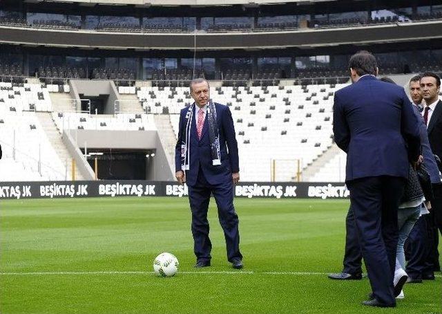 Vodafone Arena’da İlk Santra Cumhurbaşkanı Erdoğan’dan