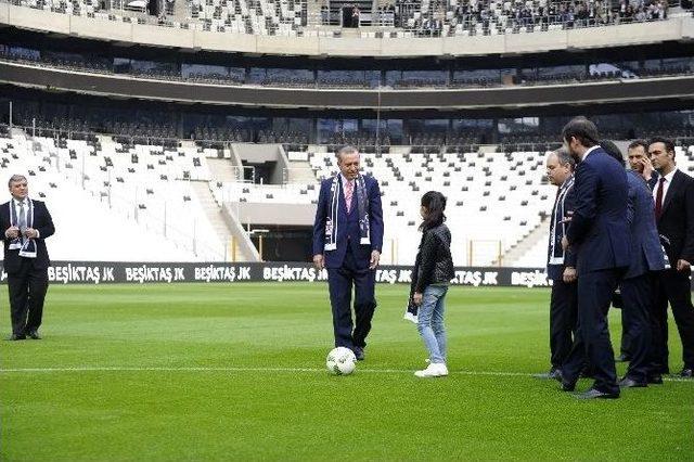 Vodafone Arena’da İlk Santra Cumhurbaşkanı Erdoğan’dan