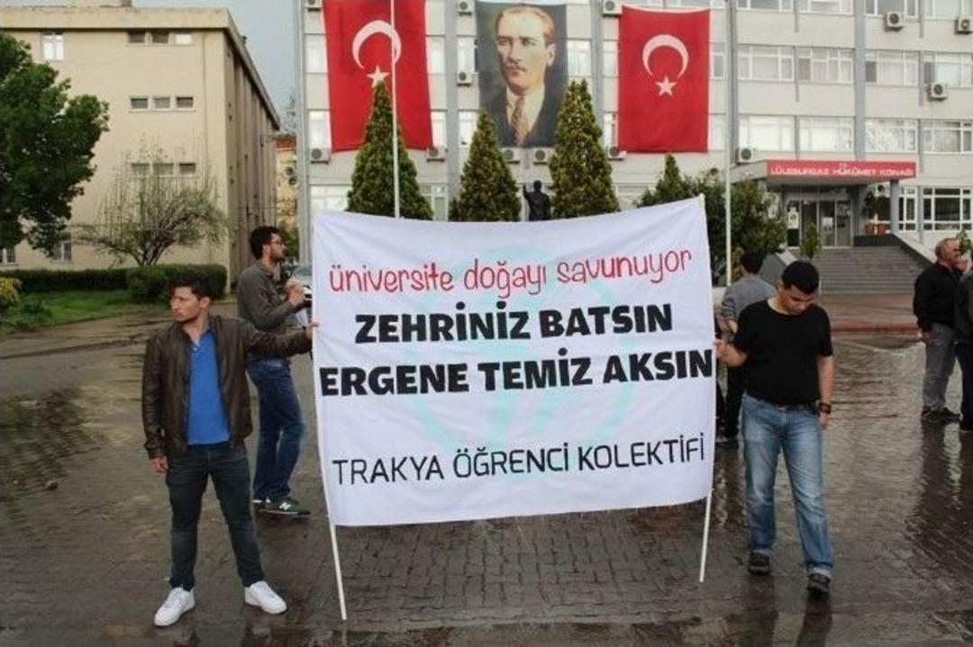 L&uuml;leburgaz&rsquo;da, "ergene&rsquo;de Yalana, Talana Son" Mitingi D&uuml;zenlendi