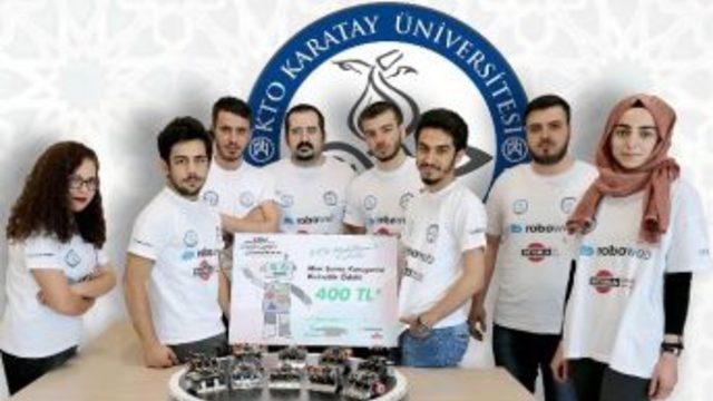 Kto Karatay Üniversitesi Robot Topluluğu Ödülleri Topladı