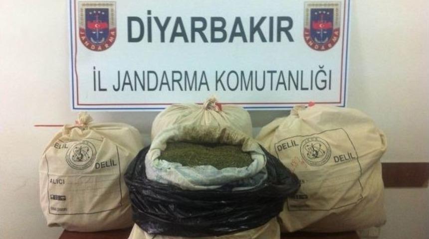 Diyarbakır&rsquo;da 93 Kilogram Esrar Ele Ge&ccedil;irildi