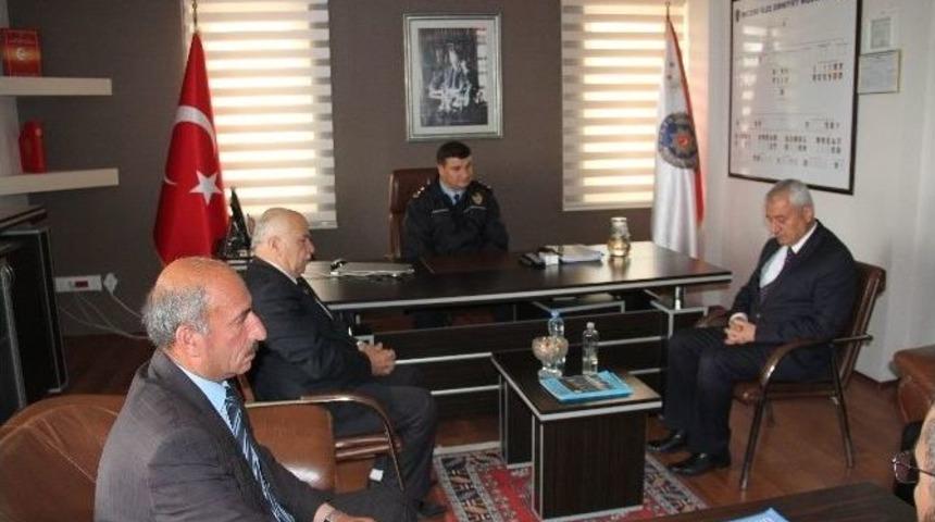 İncesu Belediye Başkanı Zekeriya Karayol İl&ccedil;e Emniyet M&uuml;d&uuml;rl&uuml;ğ&uuml;n&uuml; Ziyaret Ederek Polislerimizin 171. Yılını Kutladı
