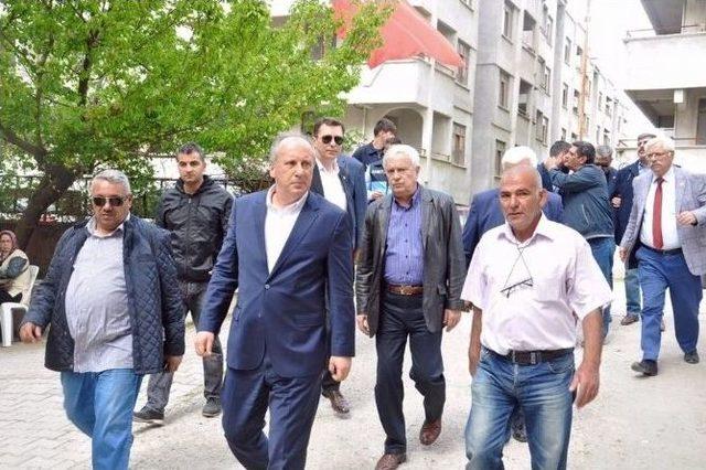 Chp’li İnce’den Şehit Ailelerine Taziye Ziyareti