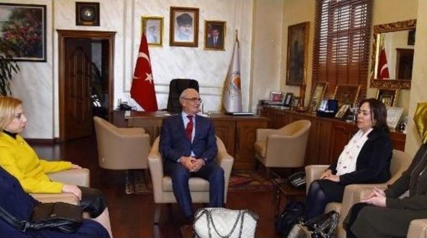 Başkan Yılmaz&rsquo;a Ziyaretler