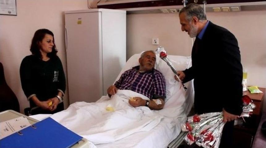 M&uuml;ft&uuml;l&uuml;k Personelinden Hasta Ziyareti