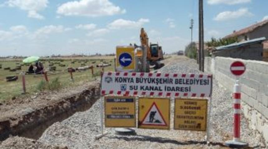 Cihanbeyli&rsquo;de 3 Mahalleye 140 Kilometre Kanalizasyon Şebekesi