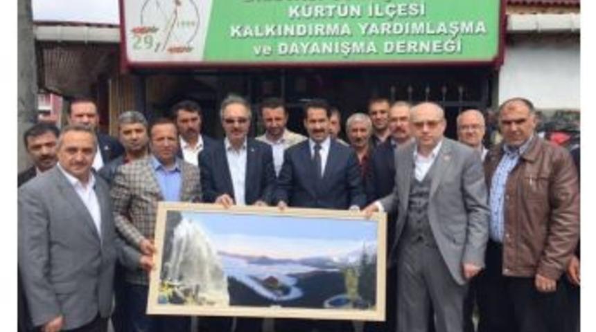 K&uuml;rt&uuml;n&uuml;l&uuml;ler, Milletvekili Yaman Ve Başkan Toltar&rsquo;ı Ağırladı