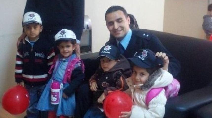 Anaokulu &Ouml;ğrencileri Emniyet Amirliğini Ziyaret Etti