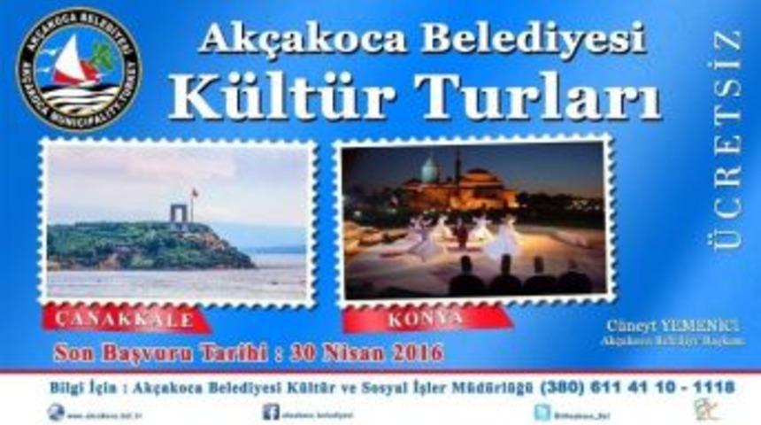 Ak&ccedil;akoca Belediyesi K&uuml;lt&uuml;r Turları Başlıyor
