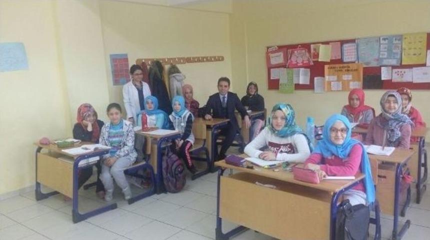 Ak Parti K&uuml;tahya Milletvekili İshak Gazel, Ahteri İmam Hatip Ortaokulu&rsquo;nu Ziyaret Etti