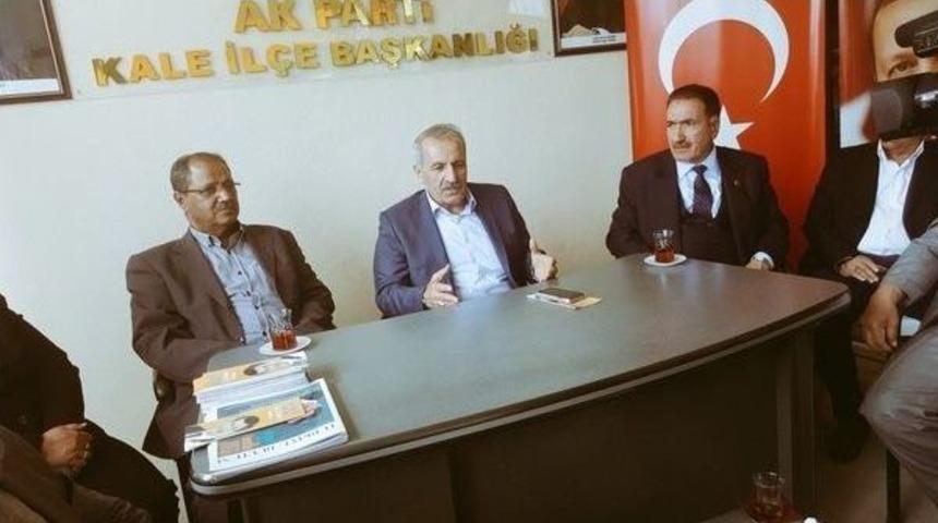 Milletvekili Şahin&rsquo;den Kale İl&ccedil;e Teşkilatına Hayırlı Olsun Ziyaretinde Bulundu