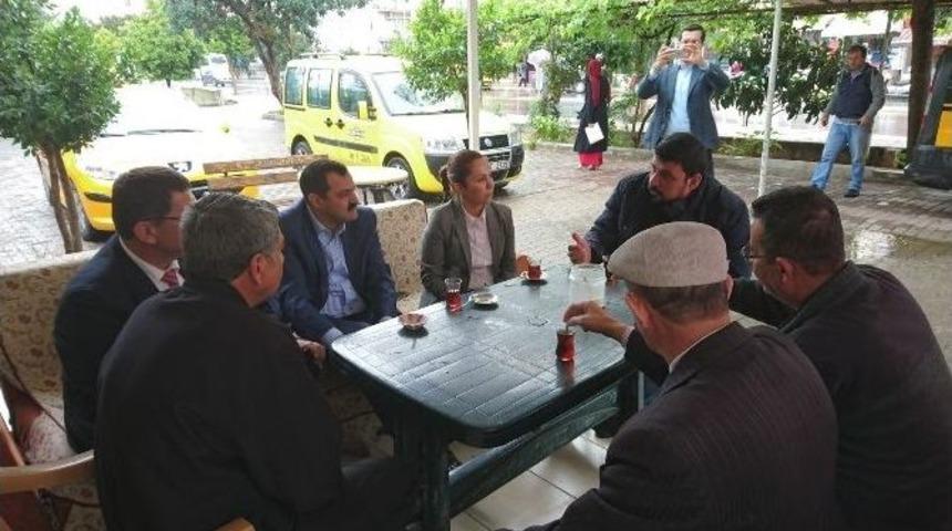 En&ccedil; İl&ccedil;e Ziyaretlerine Devam Etti