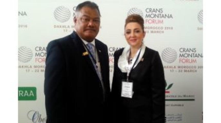 Atasoy, Tuvalu Cumhuriyeti Devlet Bakanı Finikaso İle G&ouml;r&uuml;şt&uuml;