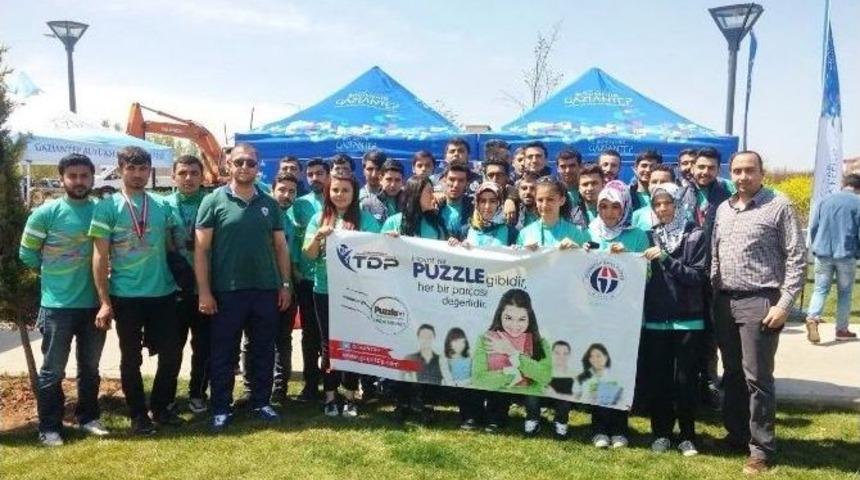 Ga&uuml;n &Ouml;ğrencileri Oğuzeli&rsquo;nde &Ccedil;ocuk Şenliklerinde