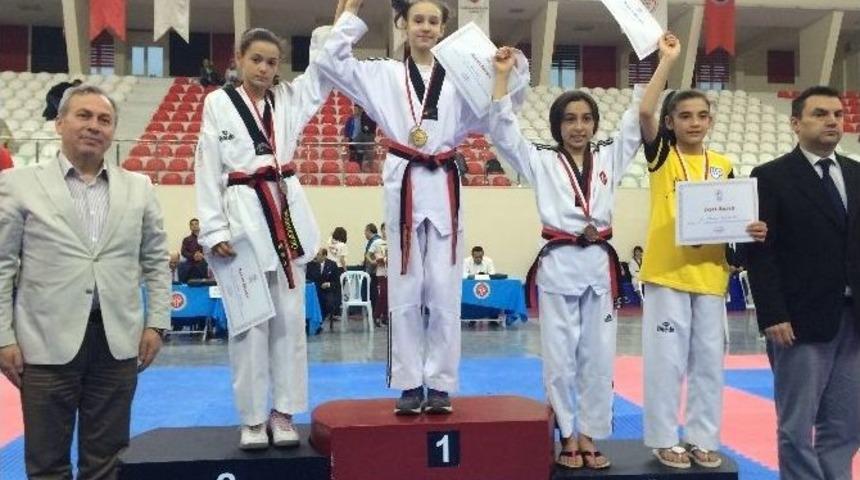 &Ccedil;anakkaleli Taekwondocular Madalya İle D&ouml;nd&uuml;ler