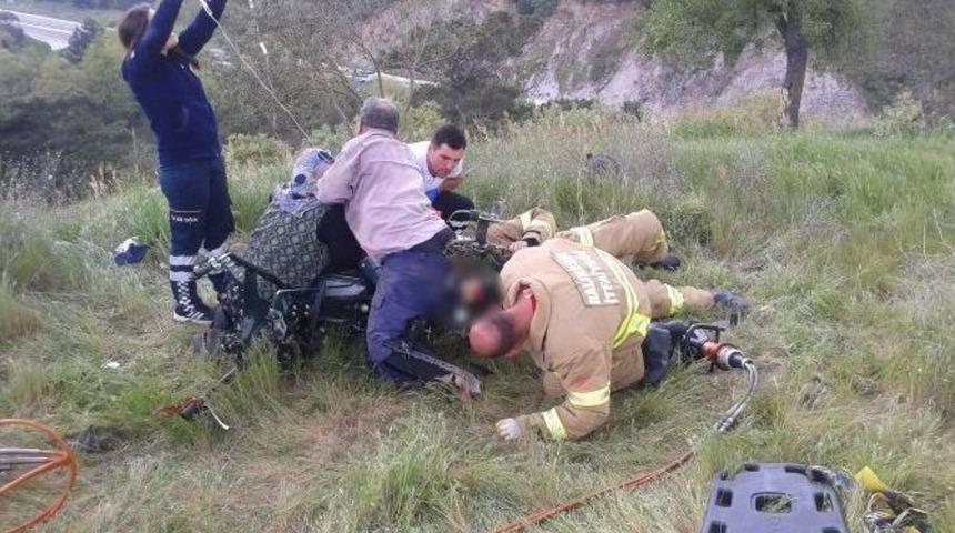 Ayağı &Ccedil;apa Makinesine Sıkıştı