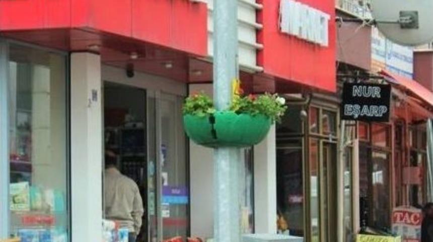 Aydınlanma Direkleri Sardunya &Ccedil;i&ccedil;ekleriyle S&uuml;slendi