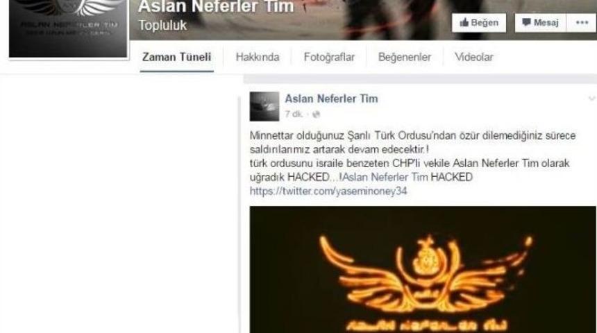 Chp Genel Başkan Yardımcısı Cankurtaran&rsquo;ın Sosyal Medya Hesabı Hacklendi