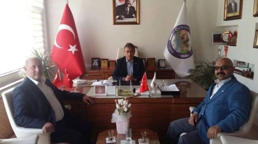 Kızılay’dan Özkonak Belediye Başkanı Yürekli’ye Ziyaret