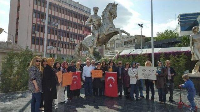 Ak Parti’li Kadınlardan İlçe İlçe Kılıçdaroğlu Protestosu