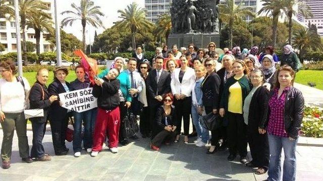 Ak Parti’li Kadınlardan İlçe İlçe Kılıçdaroğlu Protestosu