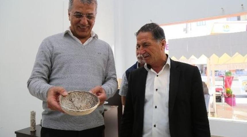 Seramik &Ccedil;alıştayında Yapılan Eserler Sergilendi