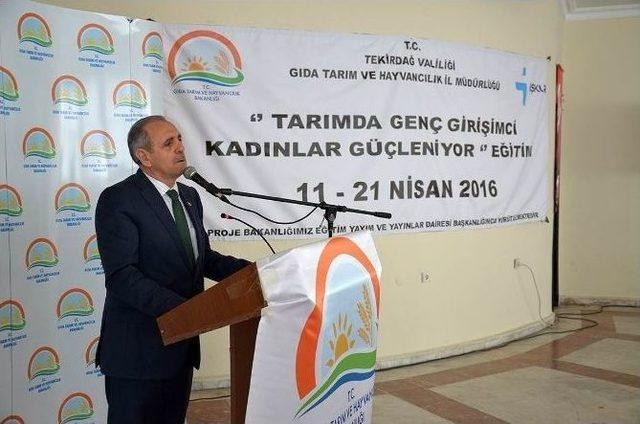 Kadın Çiftçilere Yönelik Uygulamalı Girişimcilik Kursu Başladı 1