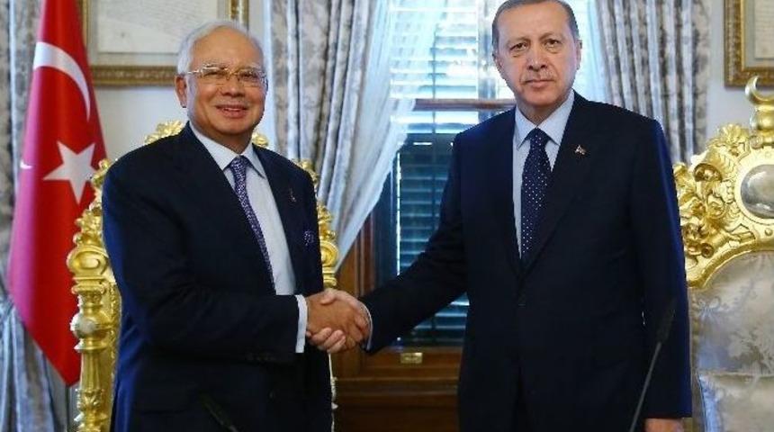 Erdoğan, Malezya Başbakanı Rezak&rsquo;ı Kabul Etti