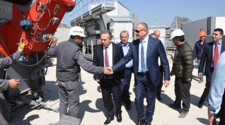 Düzce Belediyesi Asfalt Plenti Tesisi Kurdu