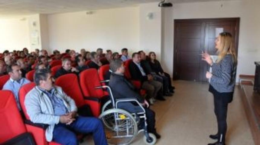 Erdemli Belediyesi&rsquo;nde İş&ccedil;ilere İş G&uuml;venliği Eğitimi Verildi