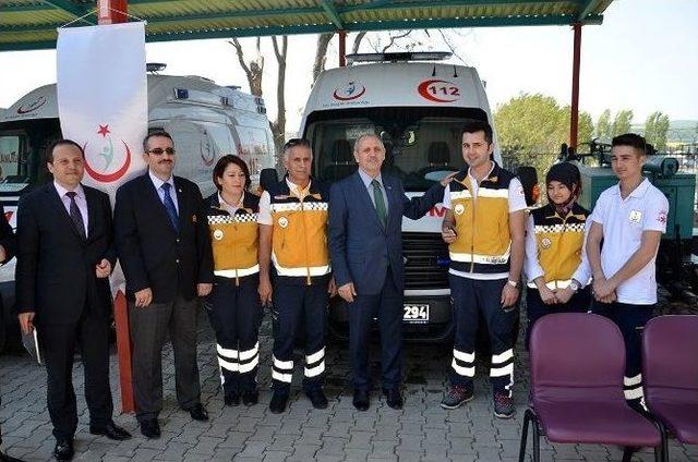 Tekirdağ’da Ambulans Dağıtım Töreni