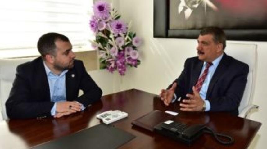 Mttb Başkanı Sağdı&ccedil;, Başkan G&uuml;rkan&rsquo;ı Ziyaret Etti