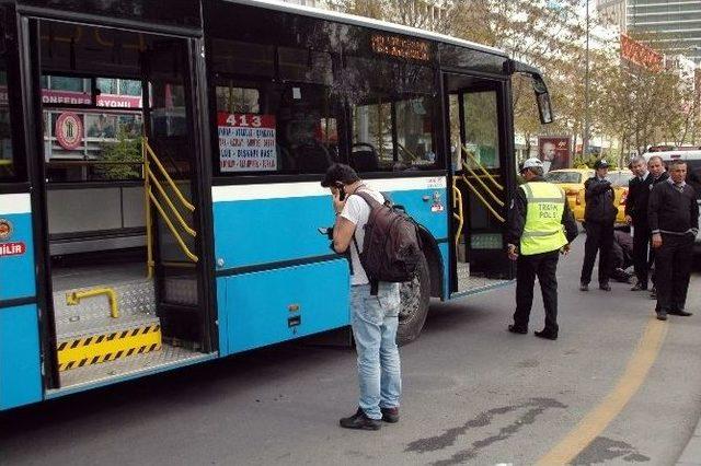 Otobüsün Altında Kalan Kadın Ağır Yaralandı