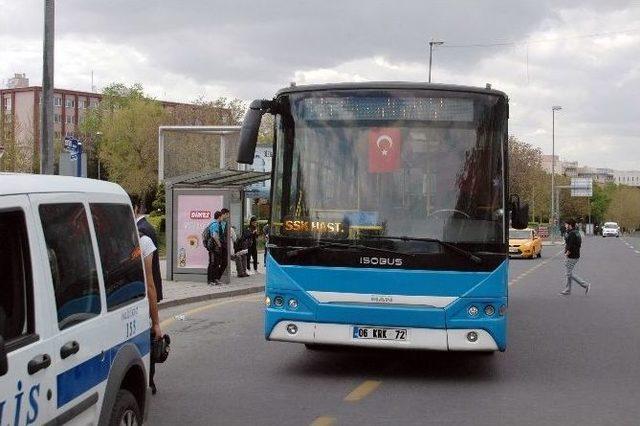 Otobüsün Altında Kalan Kadın Ağır Yaralandı