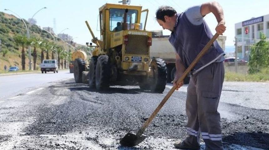 Bodrum&rsquo;da Asfaltlama &Ccedil;alışmaları Devam Ediyor