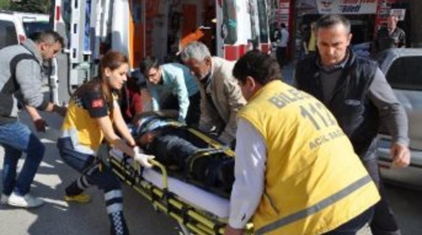 Boz&uuml;y&uuml;k&rsquo;te Merdivenden D&uuml;şen Adam Yaralandı