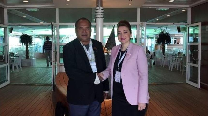 Sankon Genel Başkanı Atasoy, Samuel Manetoali İle G&ouml;r&uuml;şt&uuml;