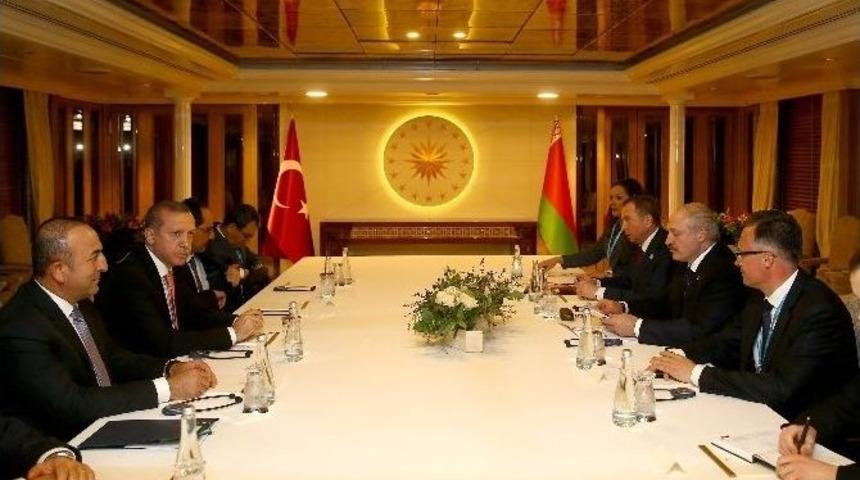 Cumhurbaşkanı Erdoğan, Belarus Cumhurbaşkanı Lukashenko&rsquo;yu Kabul Etti