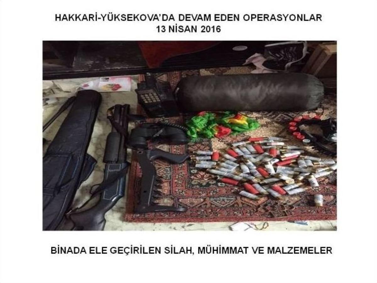 Y&uuml;ksekova&rsquo;da Operasyonlar Devam Ediyor