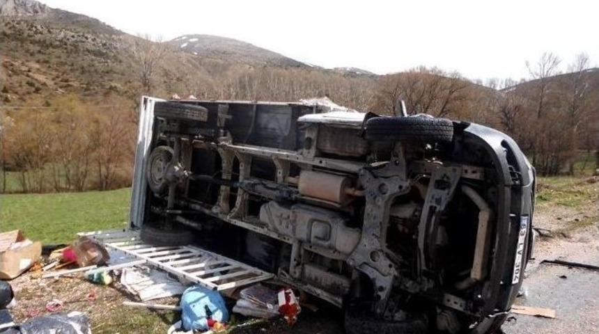 Sarız&rsquo;da Trafik Kazası: 2 Yaralı