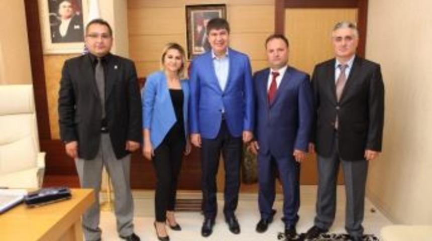 Sankon Antalya İl Başkanı &Ccedil;imen, Başkan T&uuml;rel&rsquo;i Ziyaret Etti