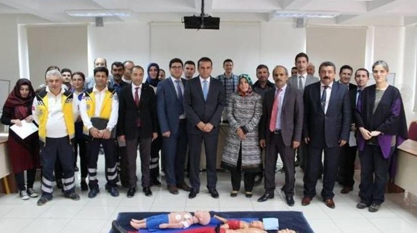 Belediye Personeline İlk Yardım Sertifikası Verildi