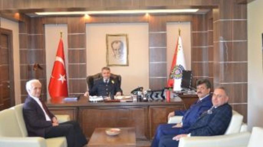 Esnaf Ve Sanatkarlar Odası&rsquo;ndan Eskişehir İl Emniyet M&uuml;d&uuml;r&uuml; Şahin&rsquo;e Ziyaret